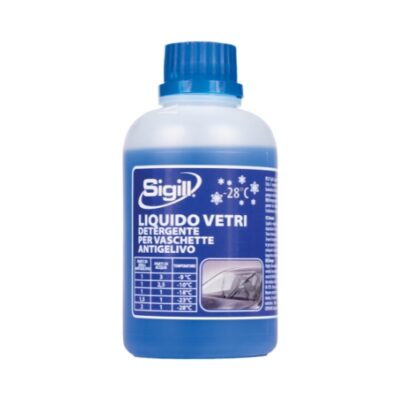Liquido vetri detergente vaschette antigelivo - flacone da 250ml